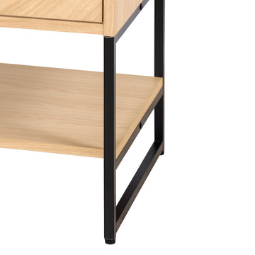 Juhl Chevron-Front Modern Minimalist 2-Shelf Bath Vanity Cabinet Only (Sink Basin Not Included)